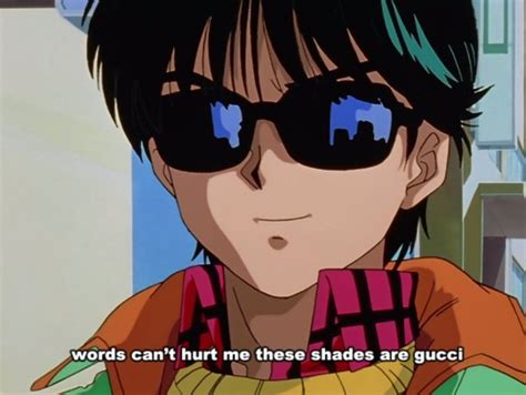 I made Yusuke's words can't hurt me these shades are Gucci in 